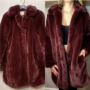 Loft Faux Fur Coat.